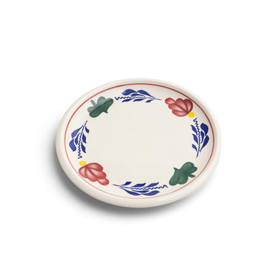 Boerenbont cake plate minuet ø16cm pack of 6 pieces, earthenware