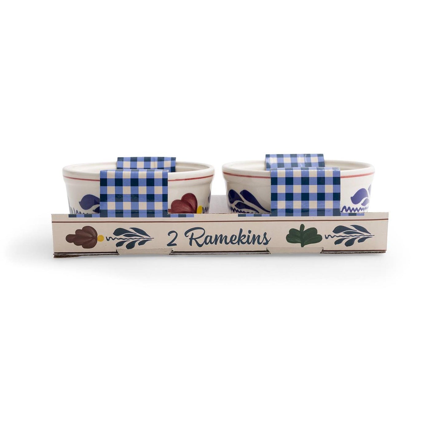 Boerenbont Auflaufförmchen, 9,5 cm, Set mit 2 Schüsseln