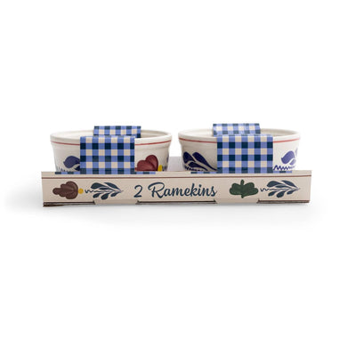Boerenbont Auflaufförmchen, 9,5 cm, Set mit 2 Schüsseln