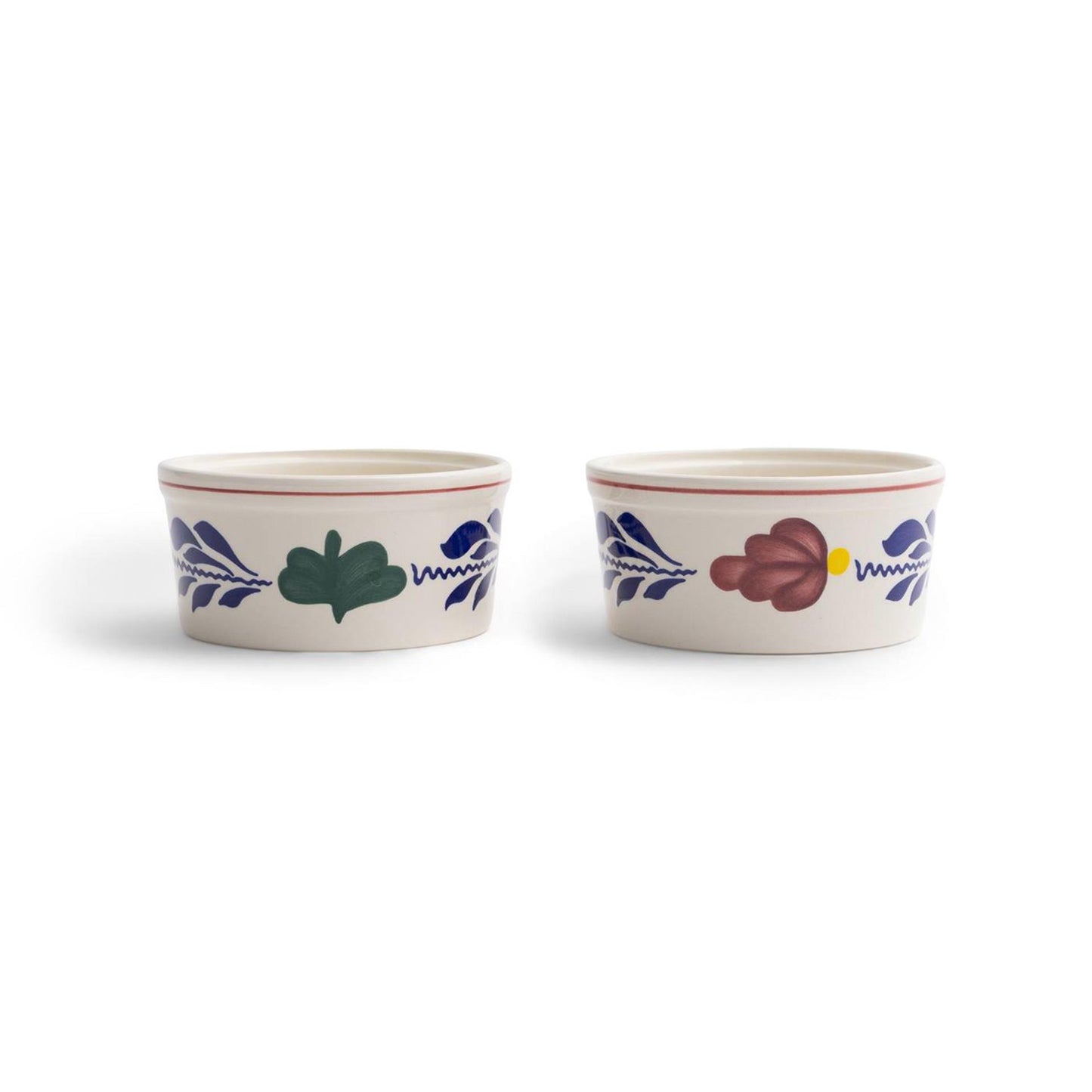 Boerenbont Auflaufförmchen, 9,5 cm, Set mit 2 Schüsseln