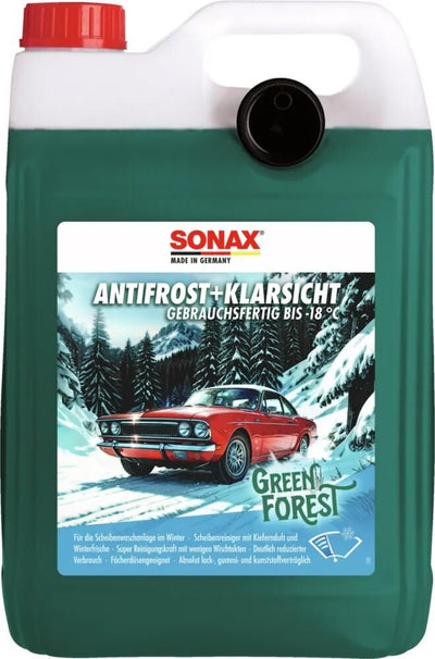 Sonax Frostschutzmittel Scheibenfrostschutz ClearSight. Rostschutz+klare Sicht 5l grüner Wald