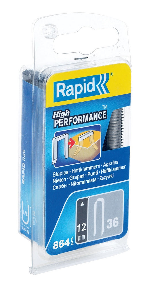 Rapid Nr. 36 Kabelklammern 12 mm, 864 Stück - 40109626 - 40109626