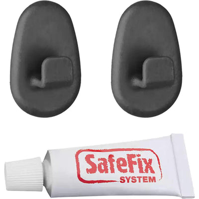 Metaltex Metaltex Sticky Haken 2 Stücke schwarz