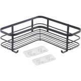Metaltex Dusch-Eckregal mattschwarz - afbeelding 1