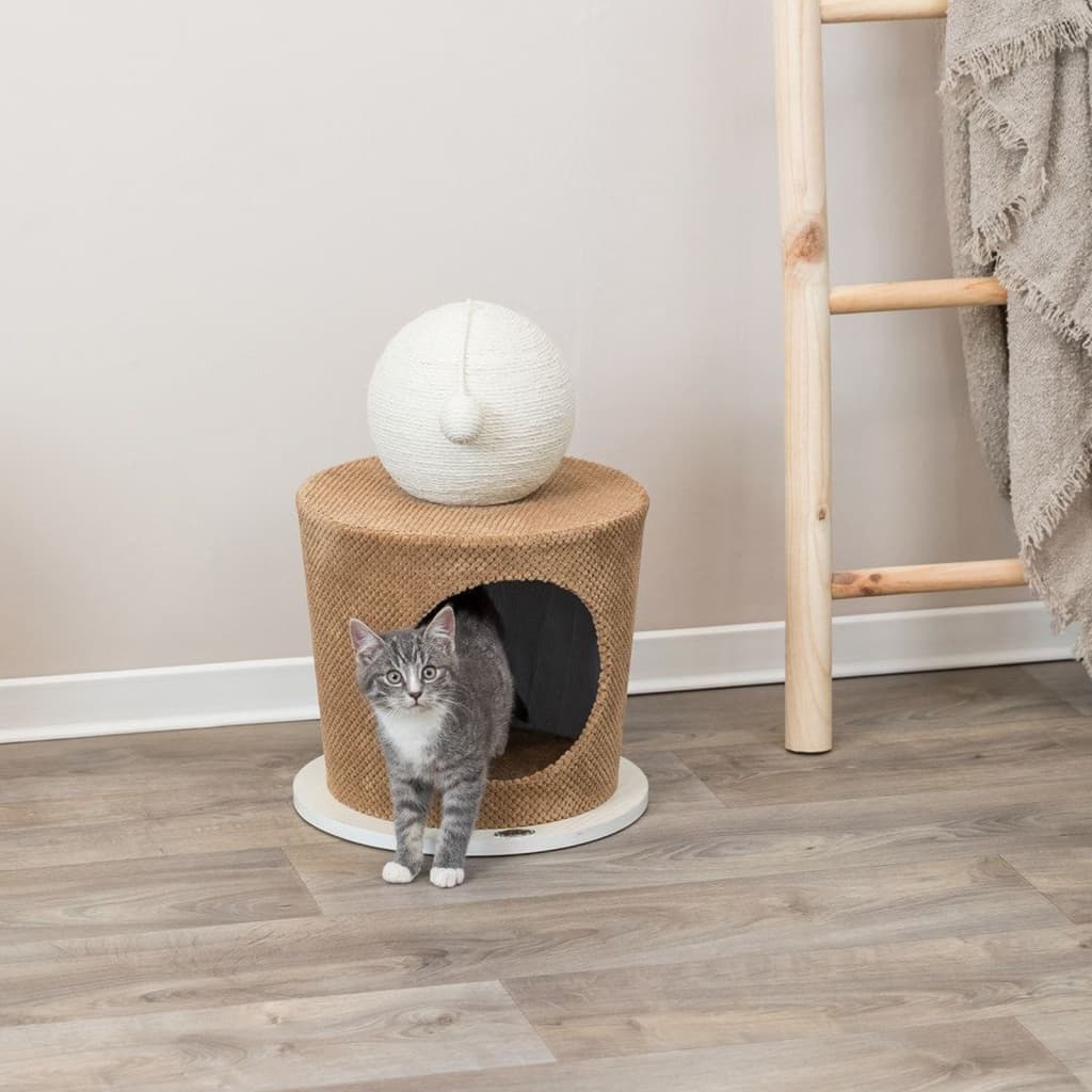 Trixie Trixie Cat Cave mit krabbal 36x50 cm Taupe
