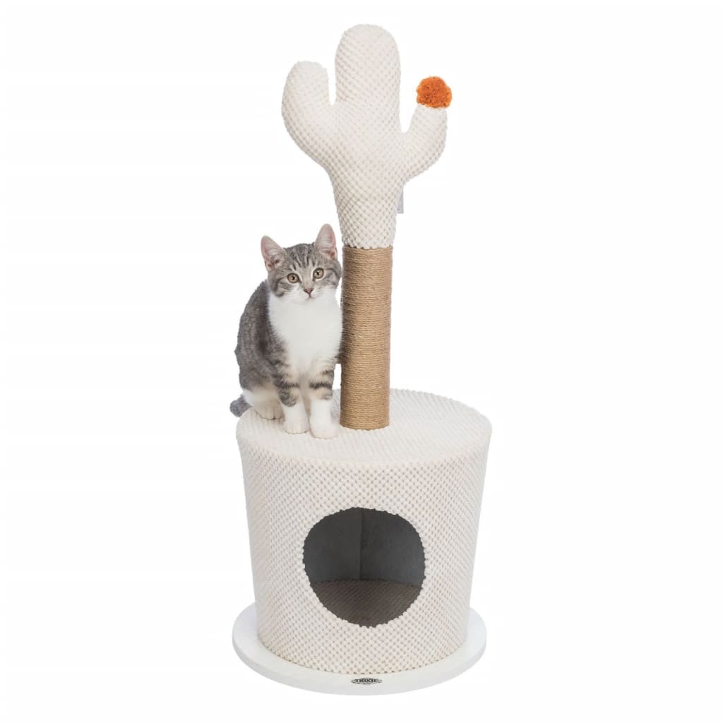 Trixie Trixie Katze Kratzerpfosten mit Cactus 36x84 cm creme -colored