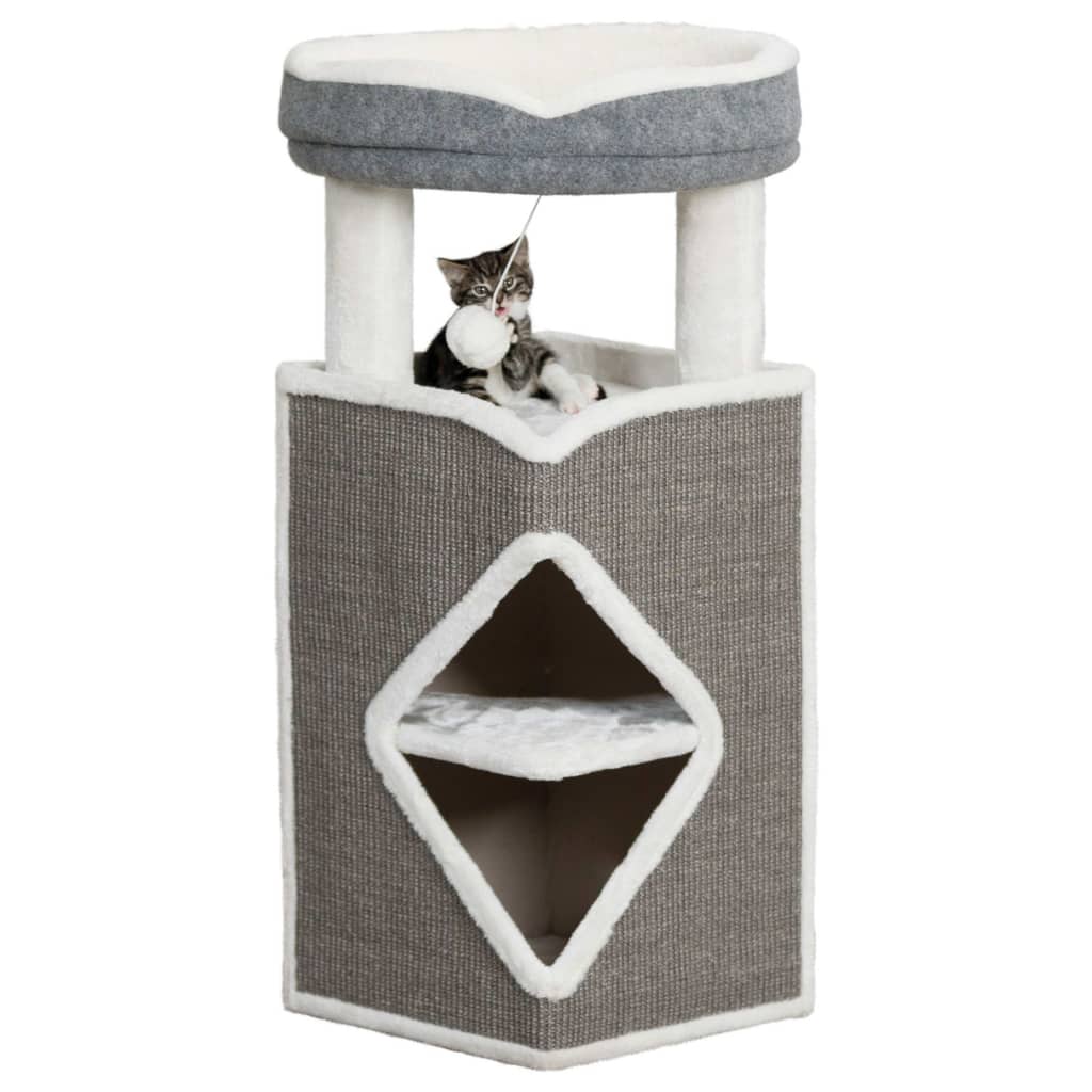 Trixie Trixie Cat Tower Armagrau Blau und Weiß