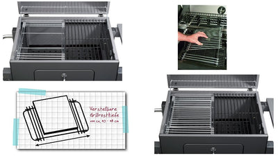 Gepro Gepro 8570 Hauptgrillnetz für 28x39-50 cm mit zentralem Bastard-System