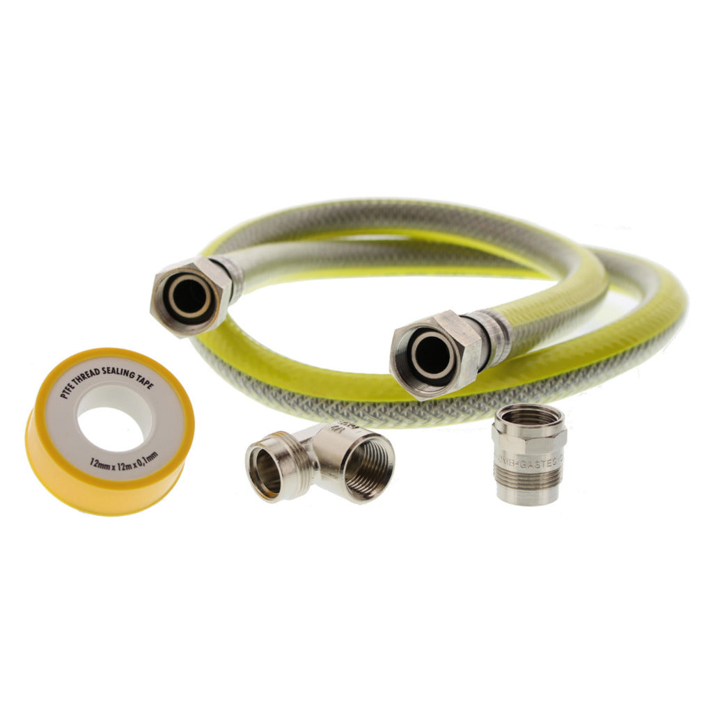 ScanPart ScanPart Gasverbindungssatz Edelstahl flexibel 125 cm