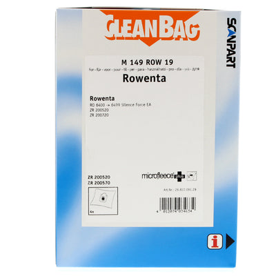 ScanPart ScanPart Mikrofleece+ Staubbeutel Rowenta Stille Kraft