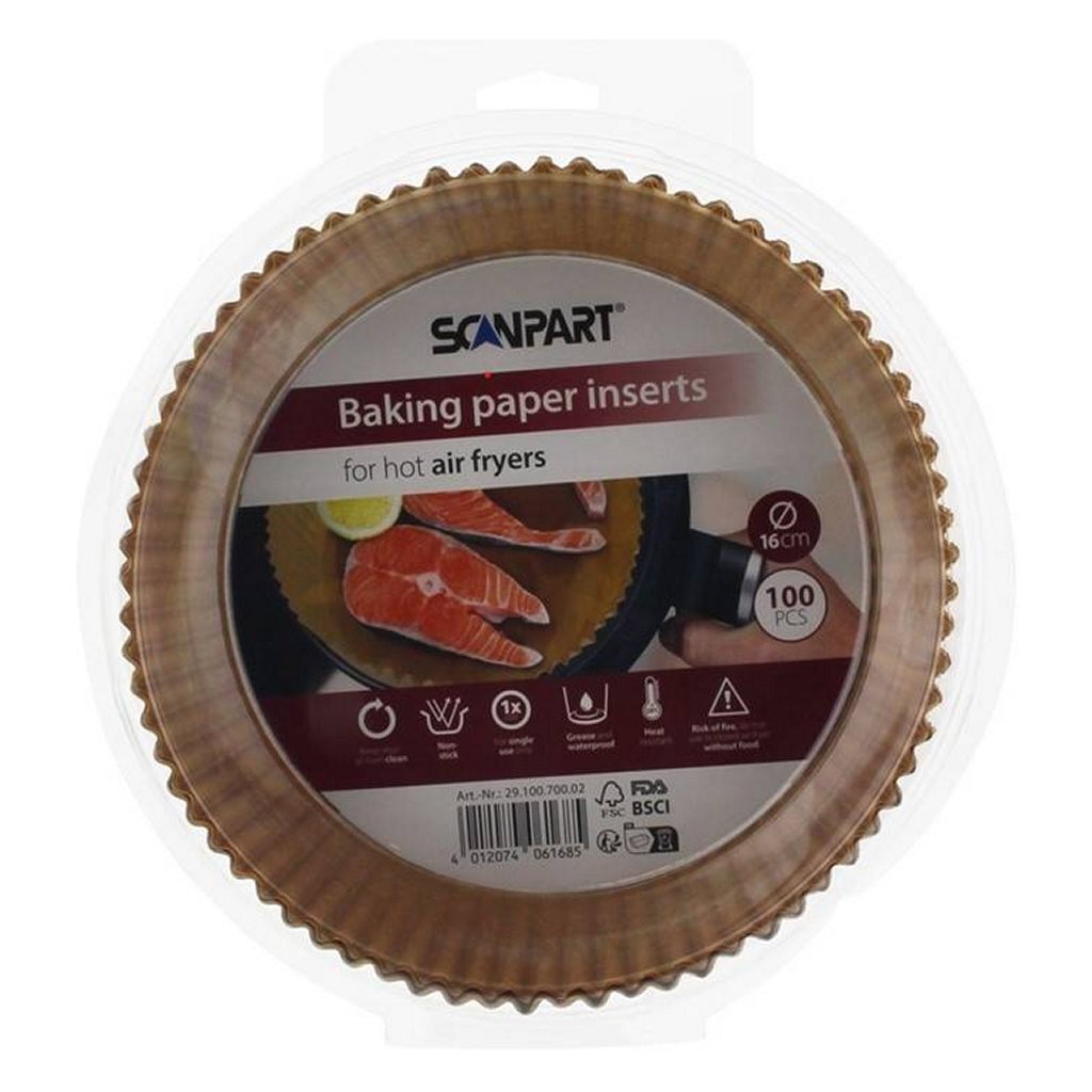 ScanPart ScanPart Backpapier Airfryer 16 cm 100 Teile