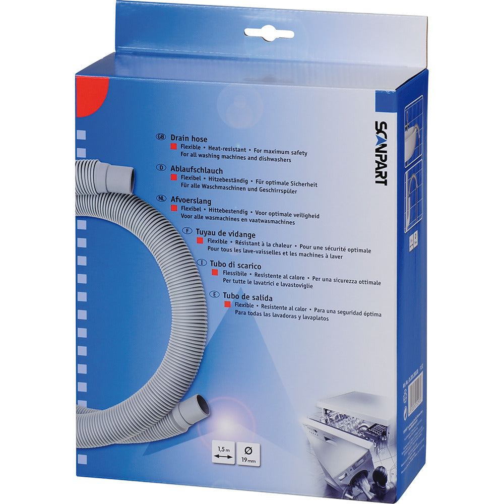 ScanPart ScanPart 1120120000 F132 Abflussschlauch 1,5 m 19 mm