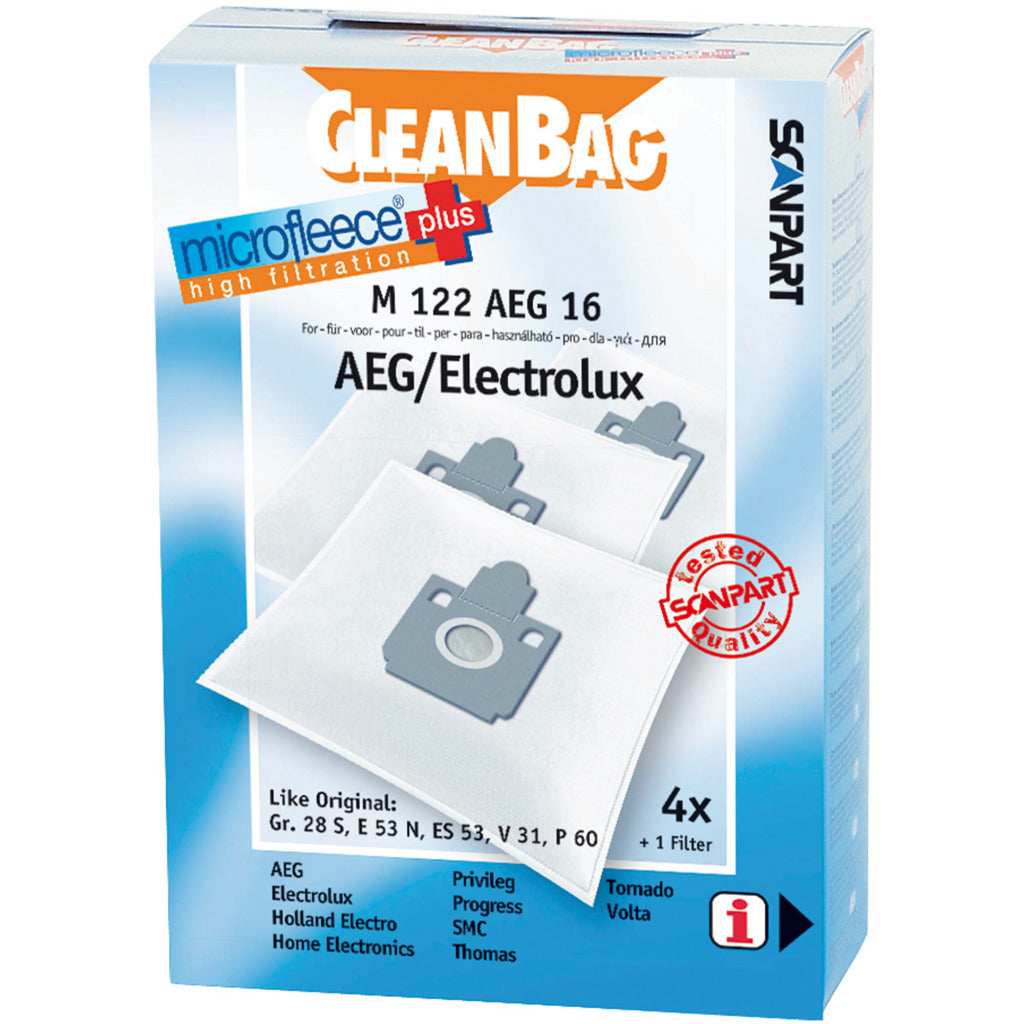 ScanPart ScanPart M122AEG16 Microphleese Dust Bag AEG Gr.28 Micro EN