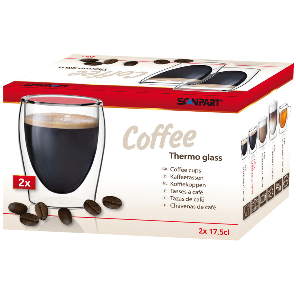 ScanPart ScanPart Kaffee Thermoglas 20cl 2 Teile