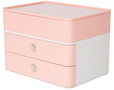 Han Han HA-1100-86 Smart-Box Plus Allison 2 Schubladen und Box Pink - afbeelding 1