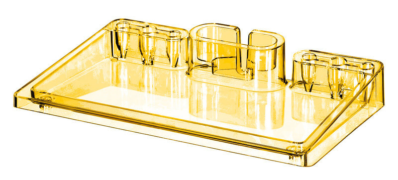 Han-17470-71 Buro-Organizer I-Schritt transparent hellorange