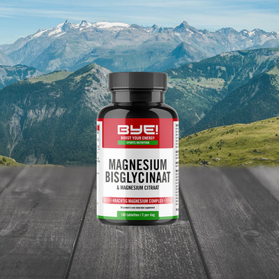 Tschüss! Magnesium -Bisglycinat -Magnesiumcitrat 100 Kapseln