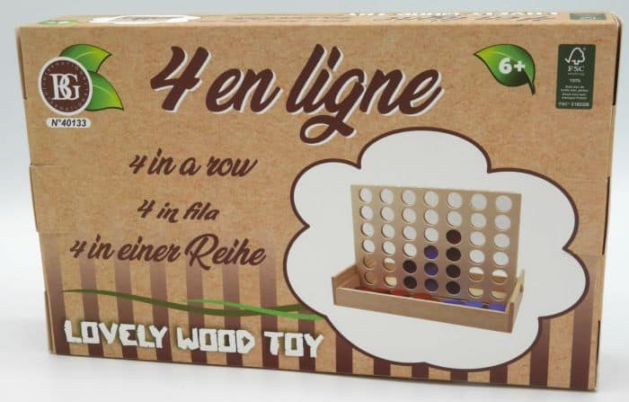 Intro Wooden 4 in Folge Spiel