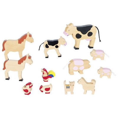 Goki Holzfarm Set, 12dlg.
