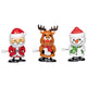 Weihnachtsfiguren mit Aufziehmotor. 3 Figuren.