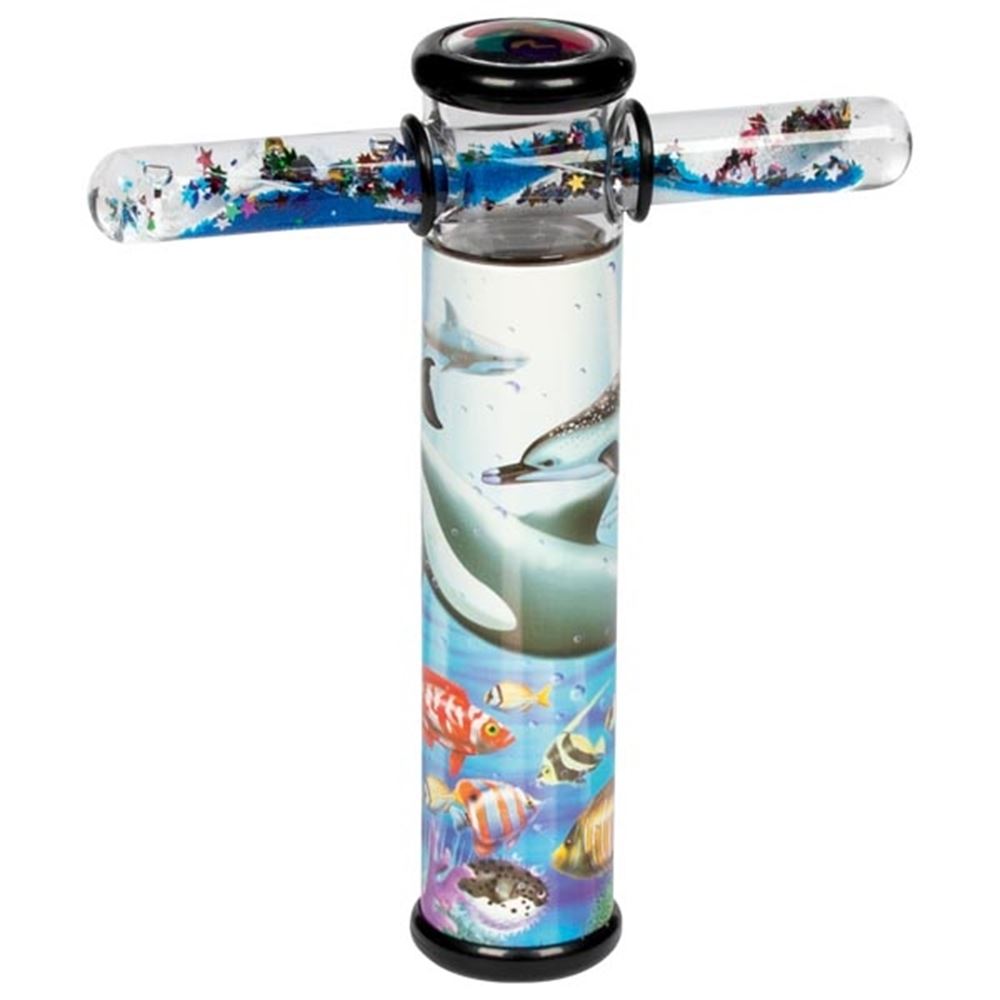 Goki-Kaleidoskop mit Zauberstab-Delfin. 15.5
