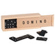 Domino-Spiel in Holzkiste. 3,8x1,9cm. 2
