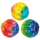 Superhoher Hüpfball Regenbogen. 6,5 cm.