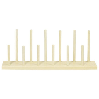 Holzdisplay für Fingerpuppen. 40x