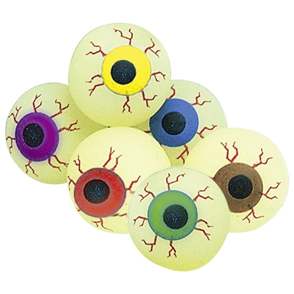 Springender Ball - Auge, leuchtet im Dunkeln.
