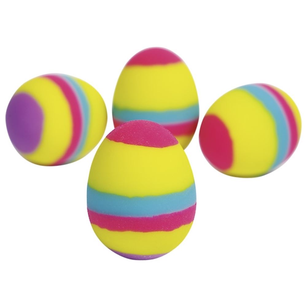 Springender Ball - Eier. 4,5 cm. 3+