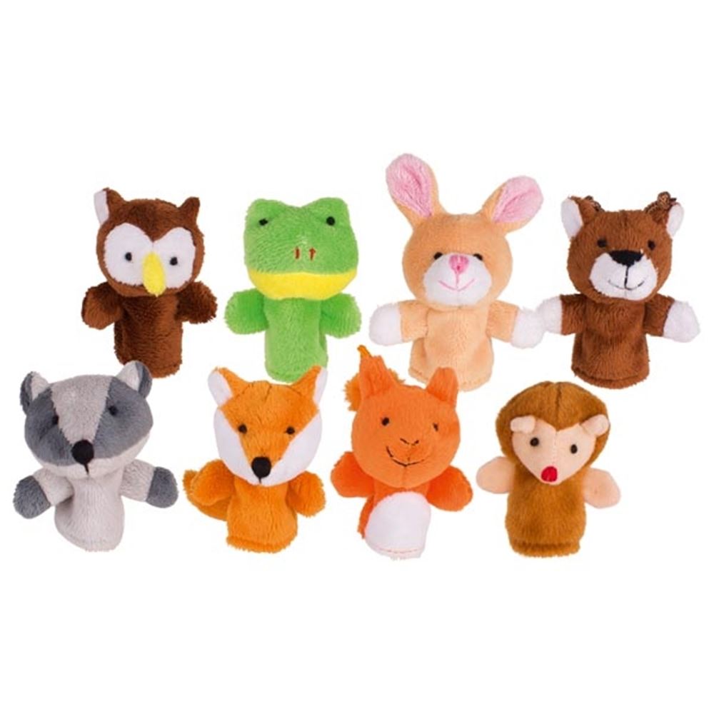 Goki -Fingerpuppen -Waldtiere, 8..