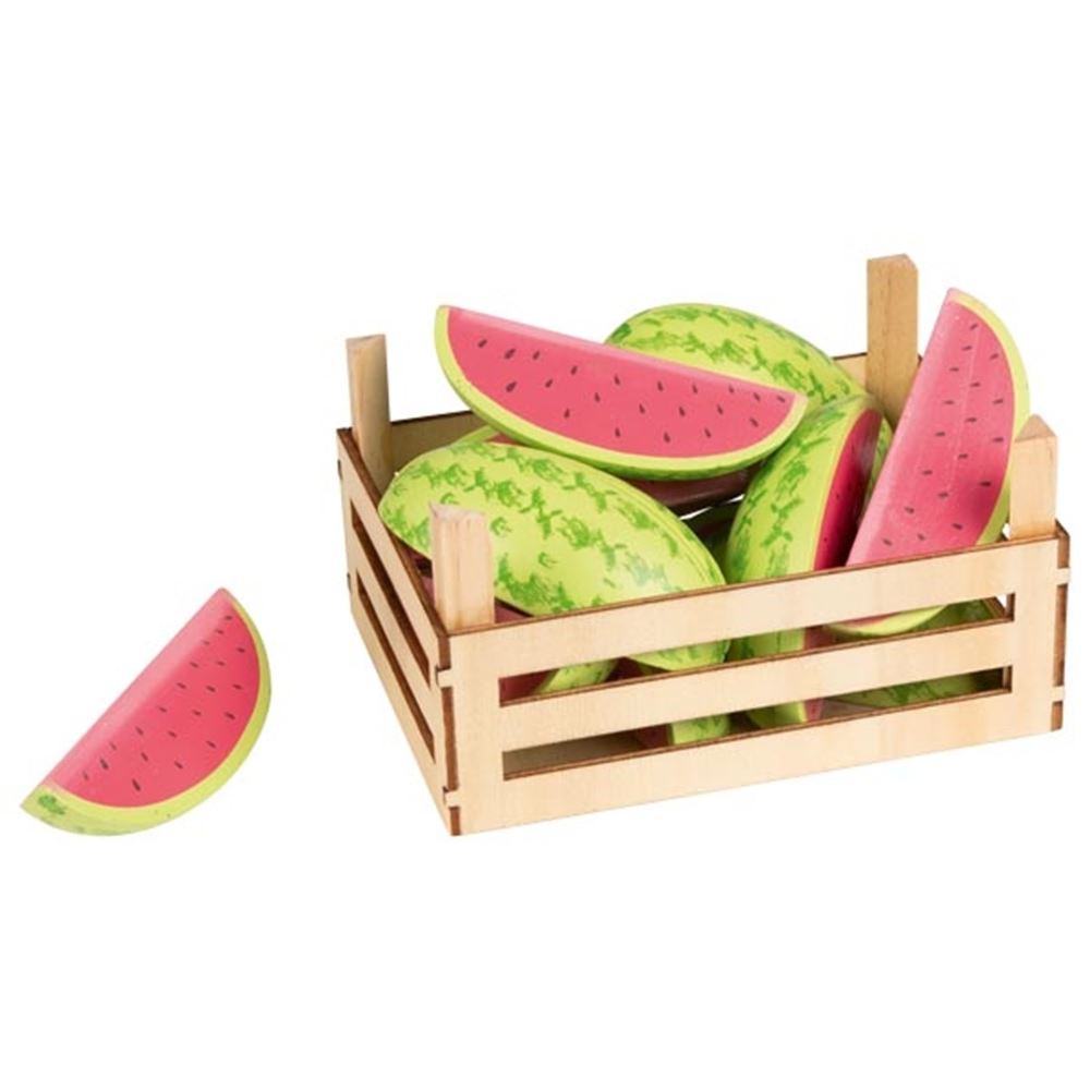 Goki -Holzmelonen in Coffin, 12dlg.