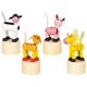 Goki -Holzdruckfiguren Tiere