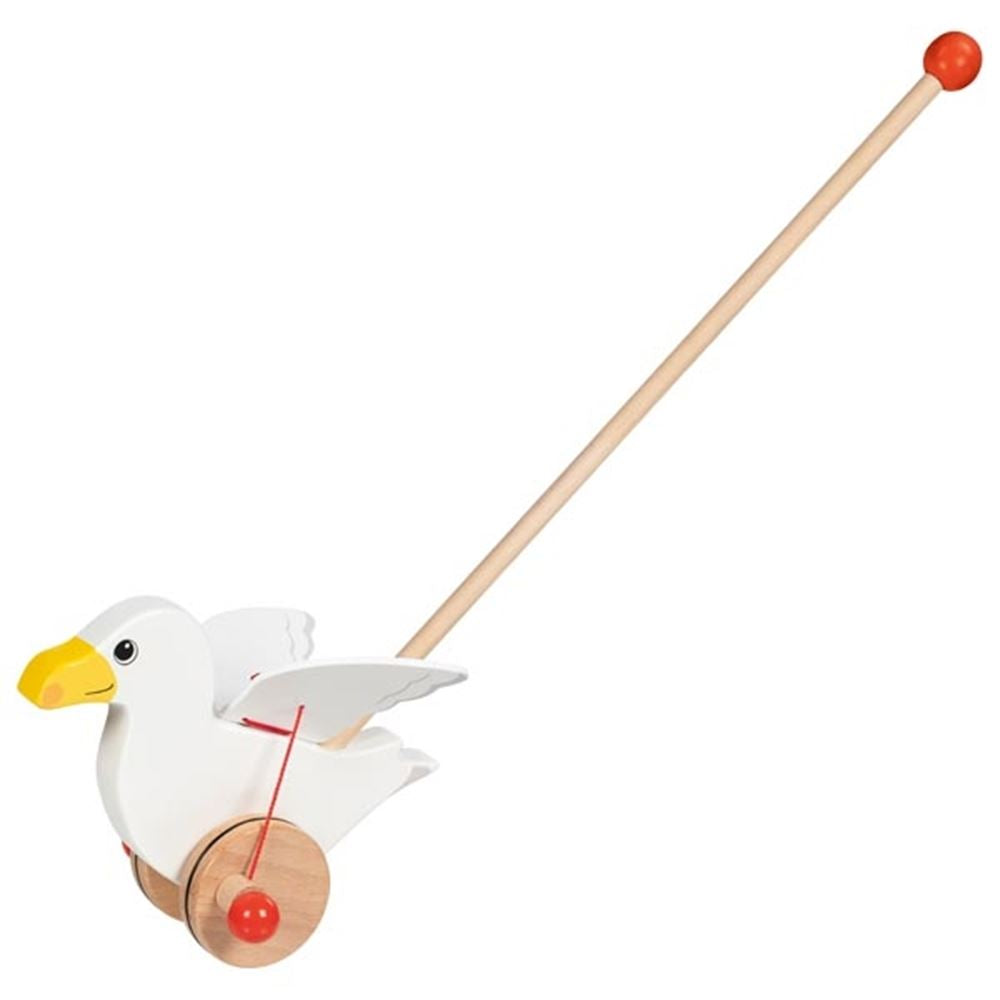 Schiebe Möwe Jonas. 19 cm. 1+
