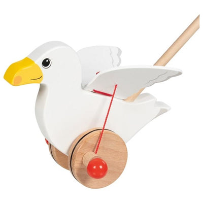Schiebe Möwe Jonas. 19 cm. 1+