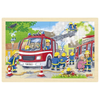 Goki Holzpuzzle Feuerbrigade, 24st.