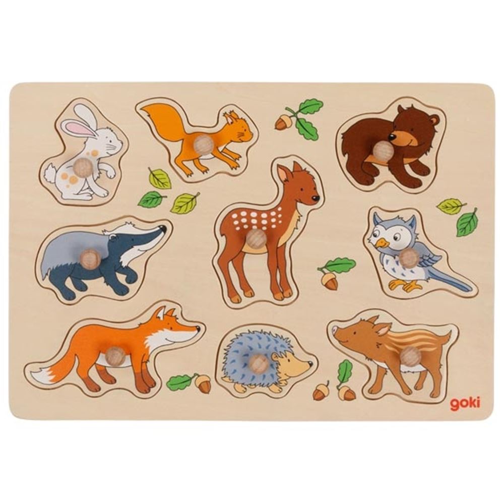 GOKI HOLDER BOLD Puzzle Waldtiere, 9st.