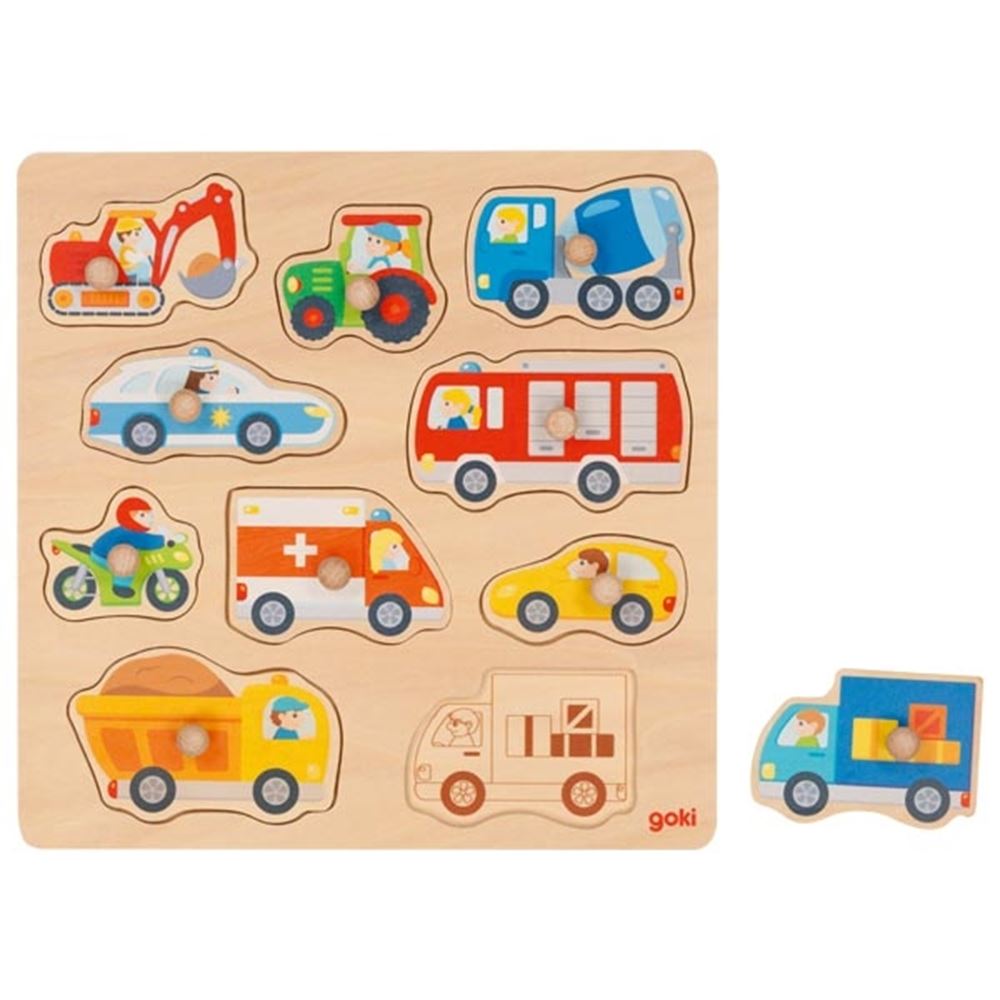 Hintergrundknopfpuzzle. Fahrzeuge. 10. die
