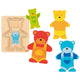 Goki Holzschicht Puzzle Bear, 5st.