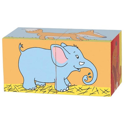 Goki Holzblock -Puzzle -Tiere, 2st.