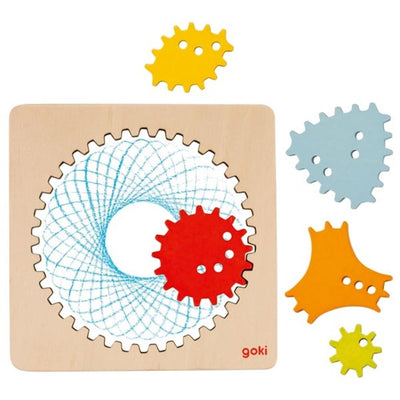 Goki Holzspirograph Ceat Set, 6dlg.