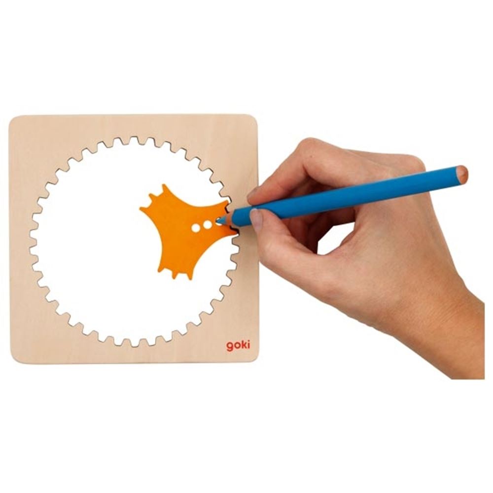 Goki Holzspirograph Ceat Set, 6dlg.