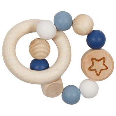 Goki Holz Gripppring Star Blau