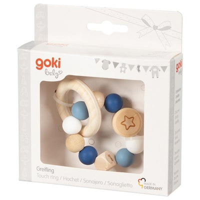 Goki Holz Gripppring Star Blau