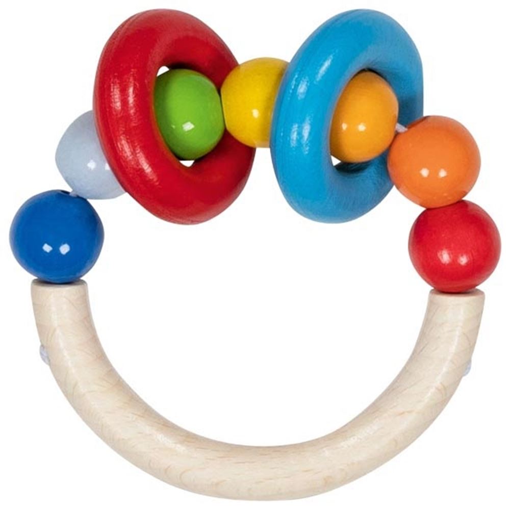 Touch-Ring halbrund mit Perlen und 2 Ringen