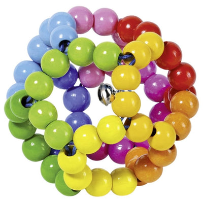 Goki Holz Gripppring Ball Regenbogen
