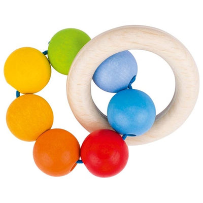 Goki Holzgreifling Regenbogen