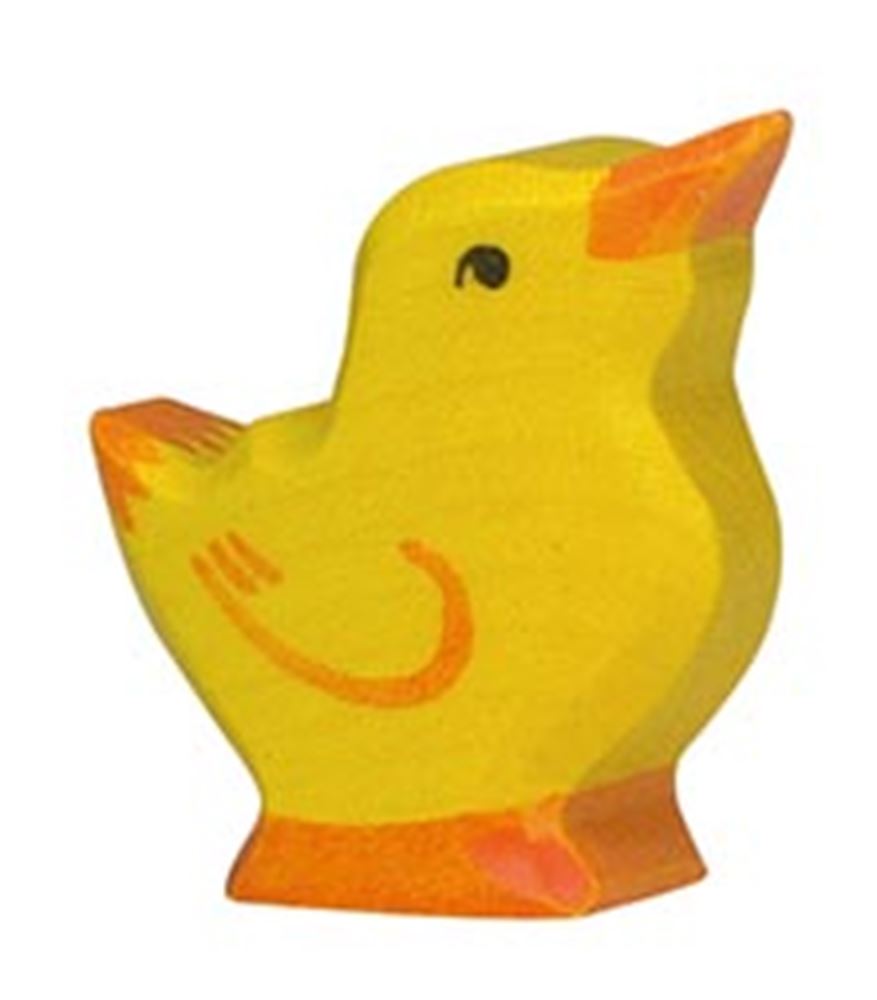 Holztiger chick, head up. 3,5 cm