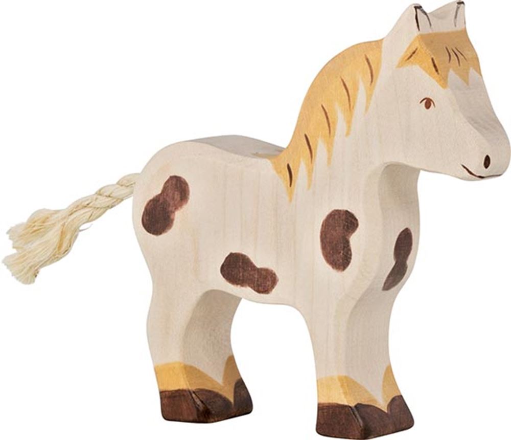 Holztiger-Pony. 11,5 cm.