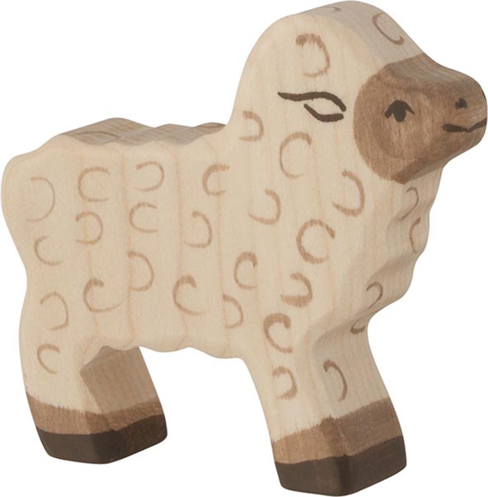 Holztiger-Lamm. 7,5 cm.
